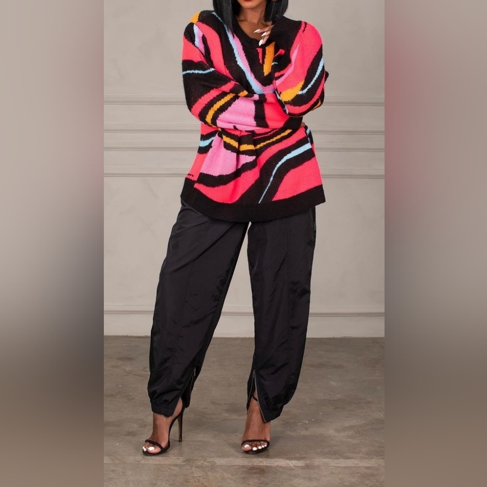 Kahlana Barfield Brown Sweater